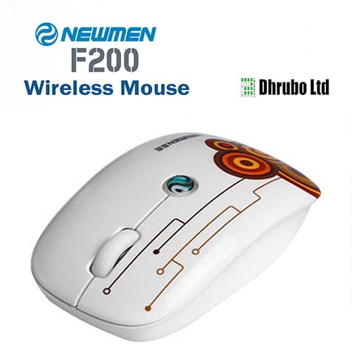 Newmen – F200 wireless optical mouse with nightingale pattern